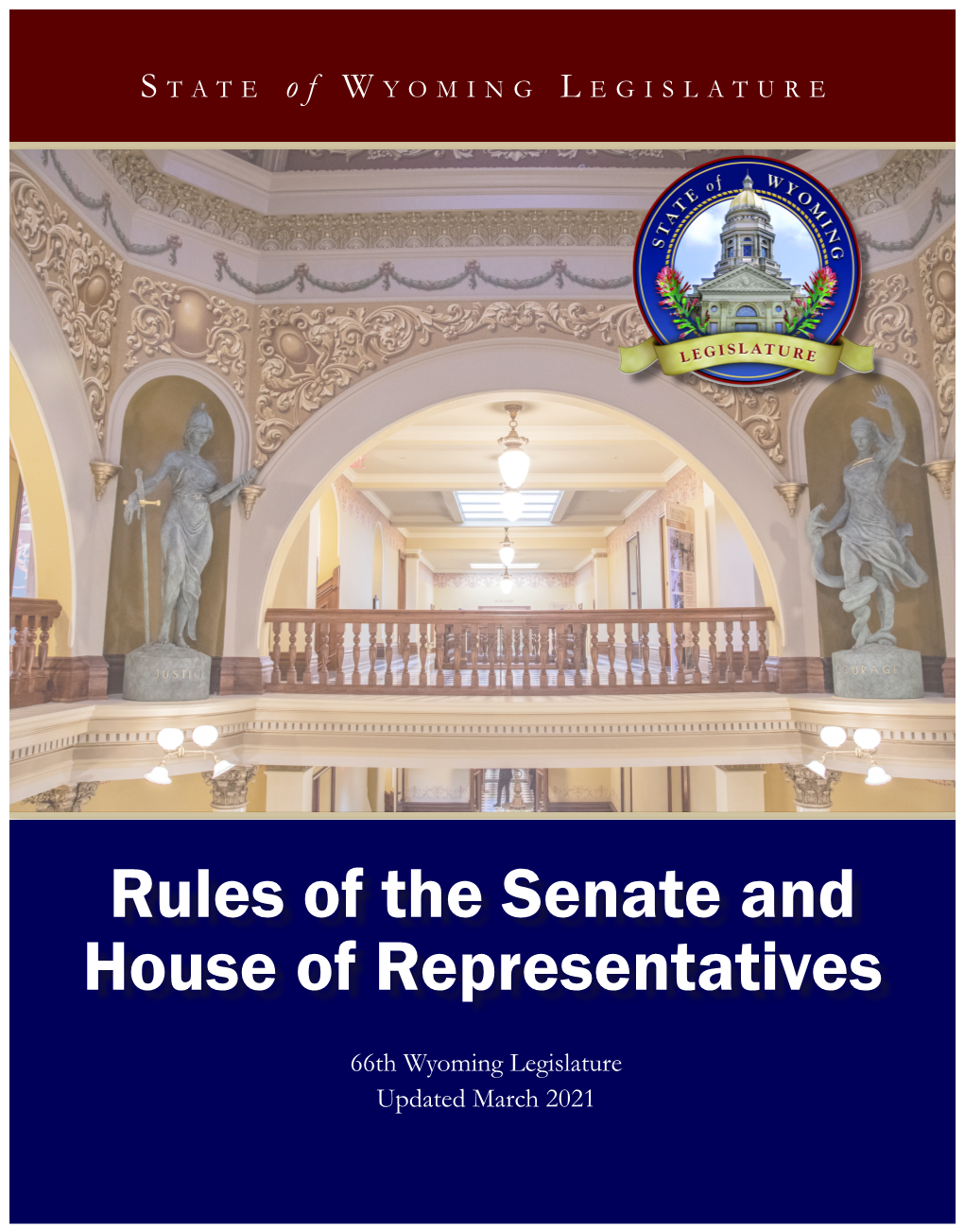 Rules of the Senate and House of Representatives of the 66Th