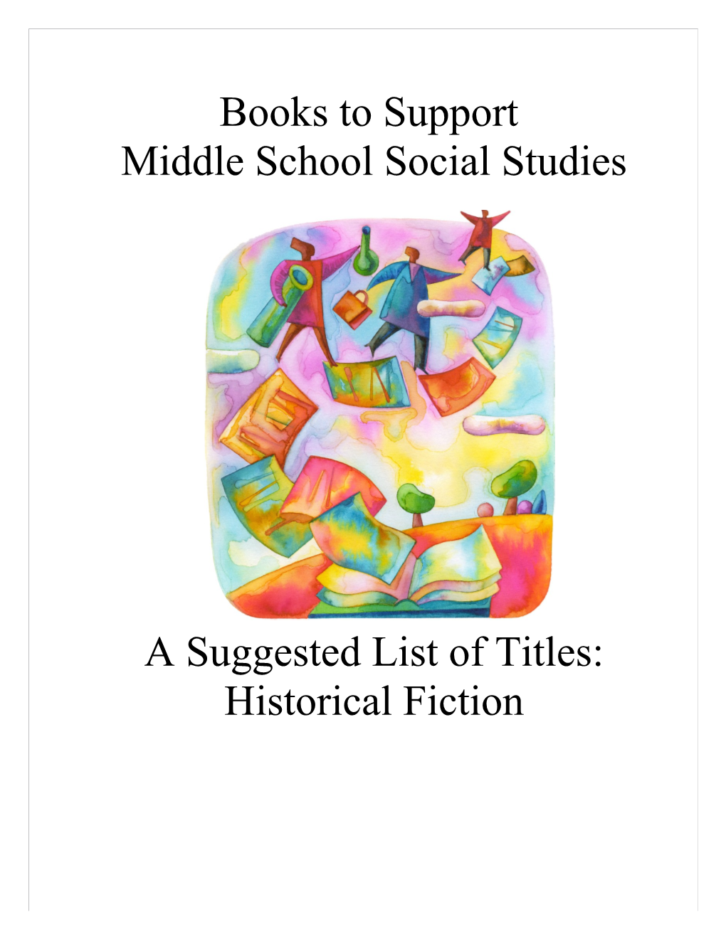 Books to Support Middle School Social Studies