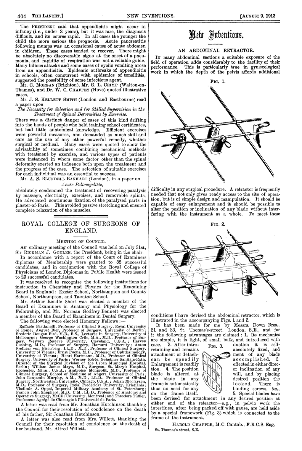 New Inventions. Child the More Serious the Prognosis