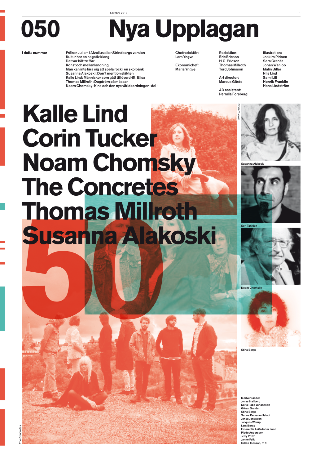 Nya Upplagan 050 Kalle Lind Corin Tucker Noam Chomsky the Concretes Thomas Millroth Susanna Alakoski