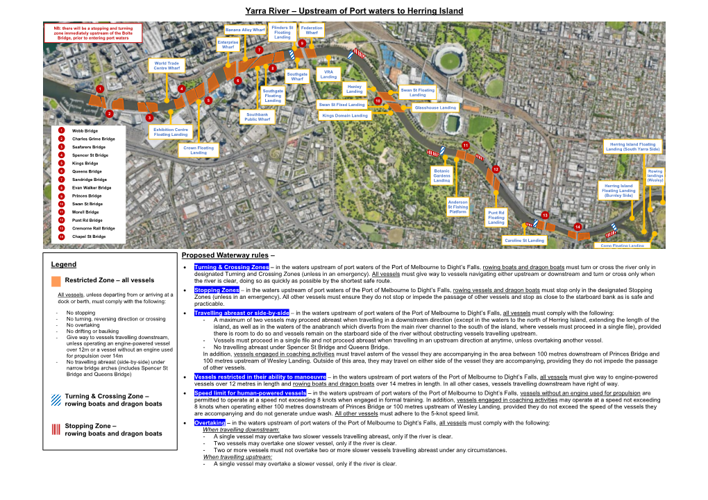 Yarra River – Upstream of Port Waters to Herring Island