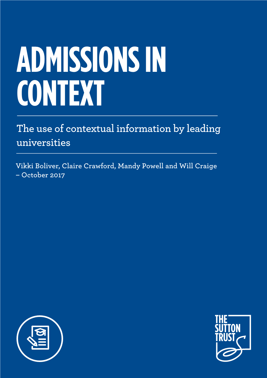 The Use of Contextual Information by Leading Universities