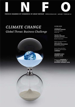 Climate Change 5 Minutes with Stephen Burgin Country President, Global Threat: Business Challenge Alstom UK