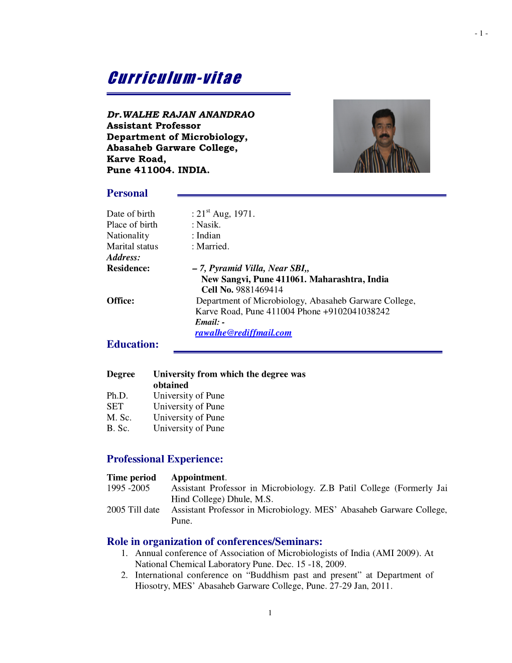 Curriculum-Vitae