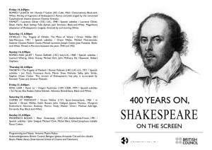 Shak Shakespeare Shakespeare