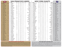 New York Giants San Francisco 49Ers