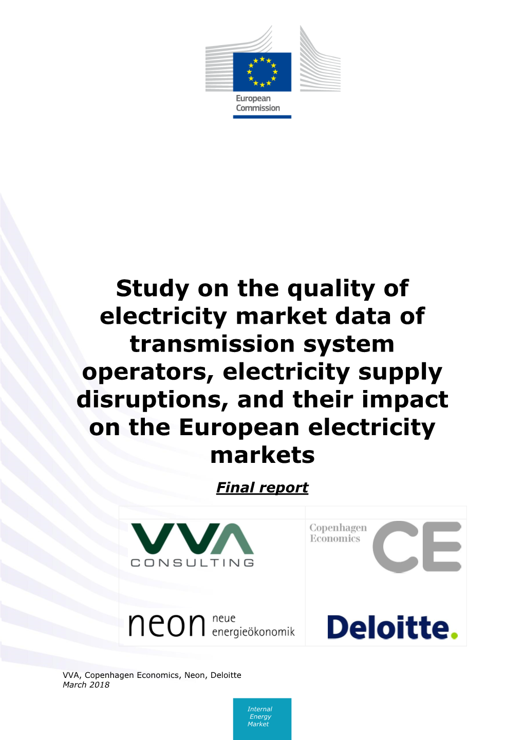 Study on the Quality of Electricity Market Data of Transmission System