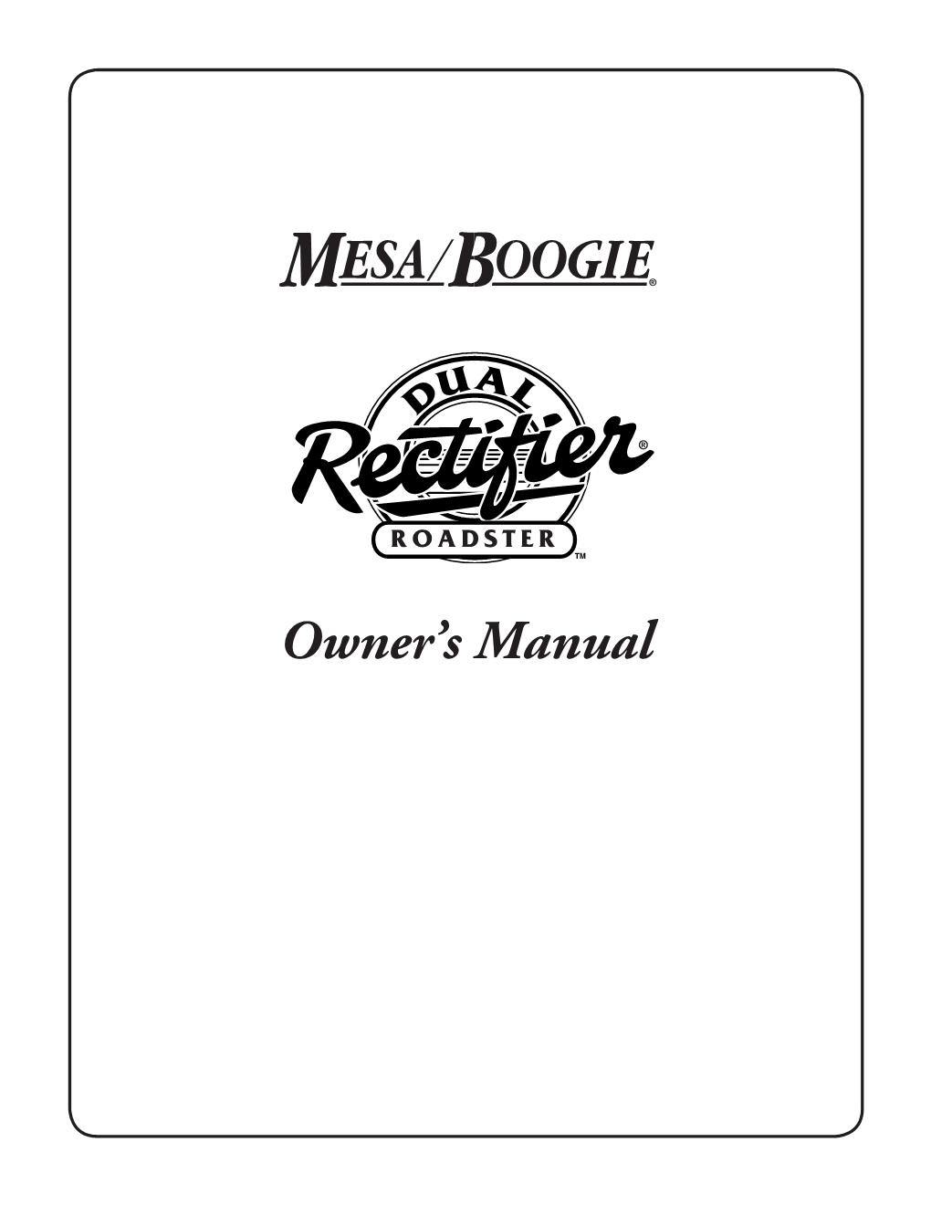 Owner's Manual