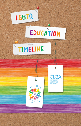 Lgb Q Education Timeline T