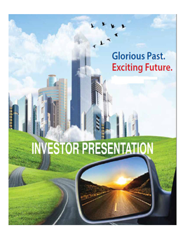 Investor Presentation Disclaimer
