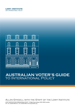 Voters' Guide to International Policy