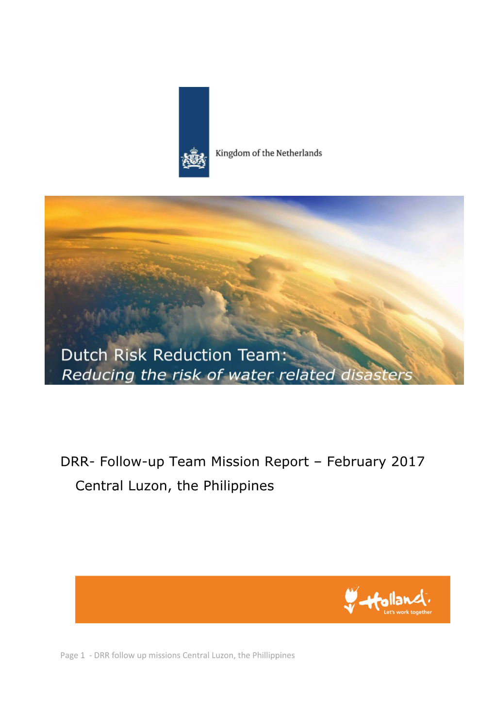 DRR Folow-Up Mission Philippines Draft 3 Final