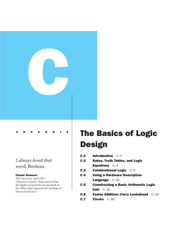 The Basics of Logic Design