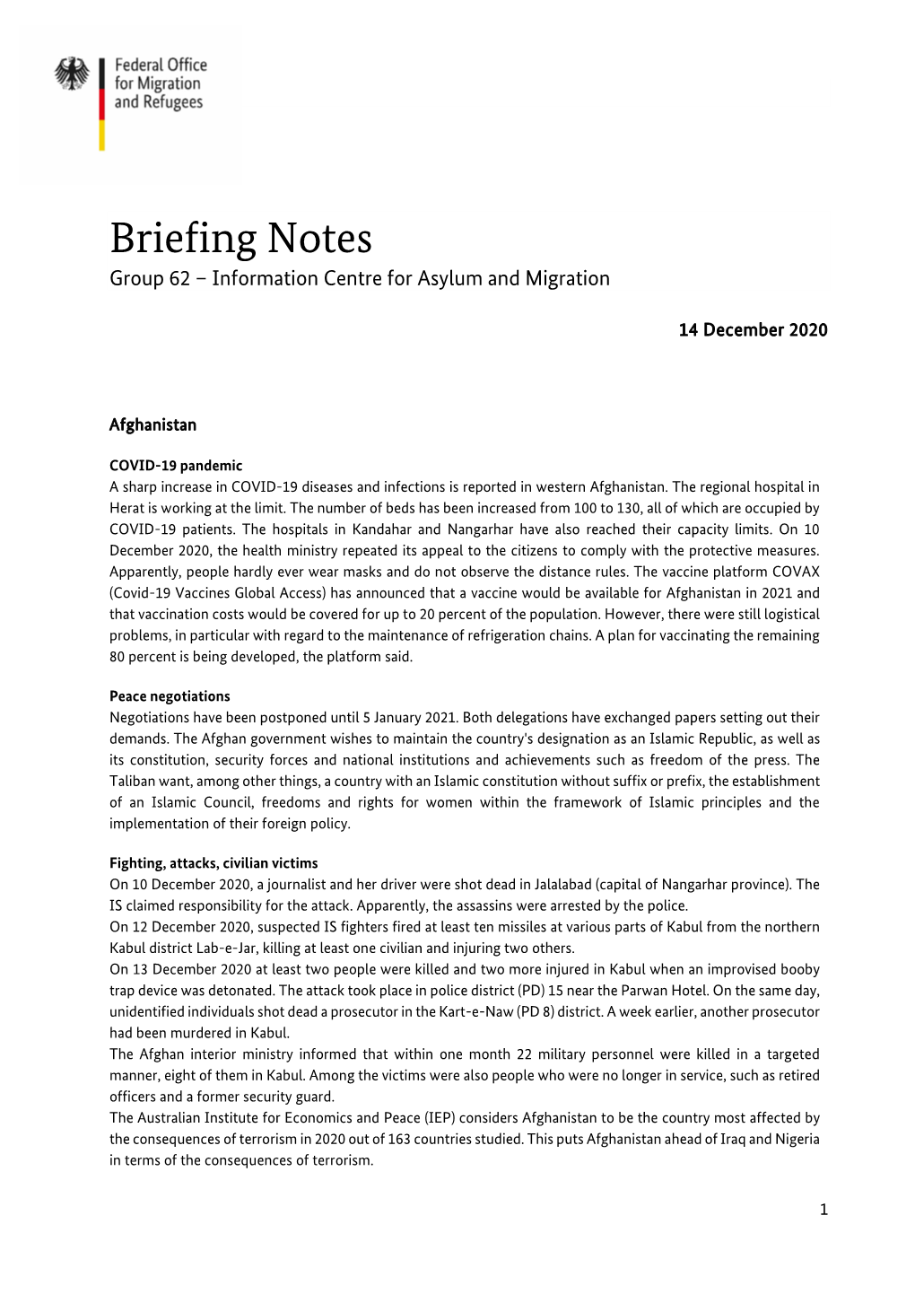 Briefing Notes CW51