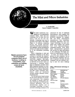 Mini and Micro Industries Computer 8410 Bw C.Pdf