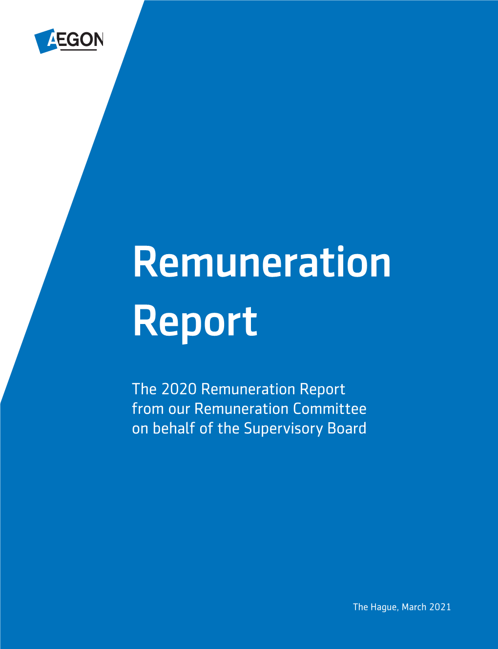 Aegon Remuneration Report 2020