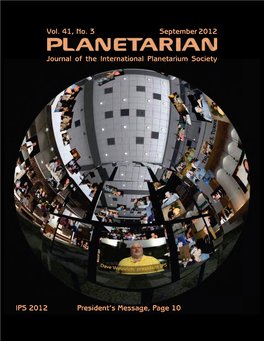 Journal of the International Planetarium Society Vol. 41, No. 3