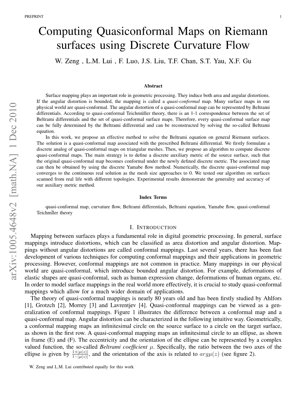 Computing Quasiconformal Maps on Riemann Surfaces Using Discrete Curvature Flow W