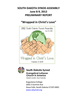 “Wrapped&In&Christ's&Love”&