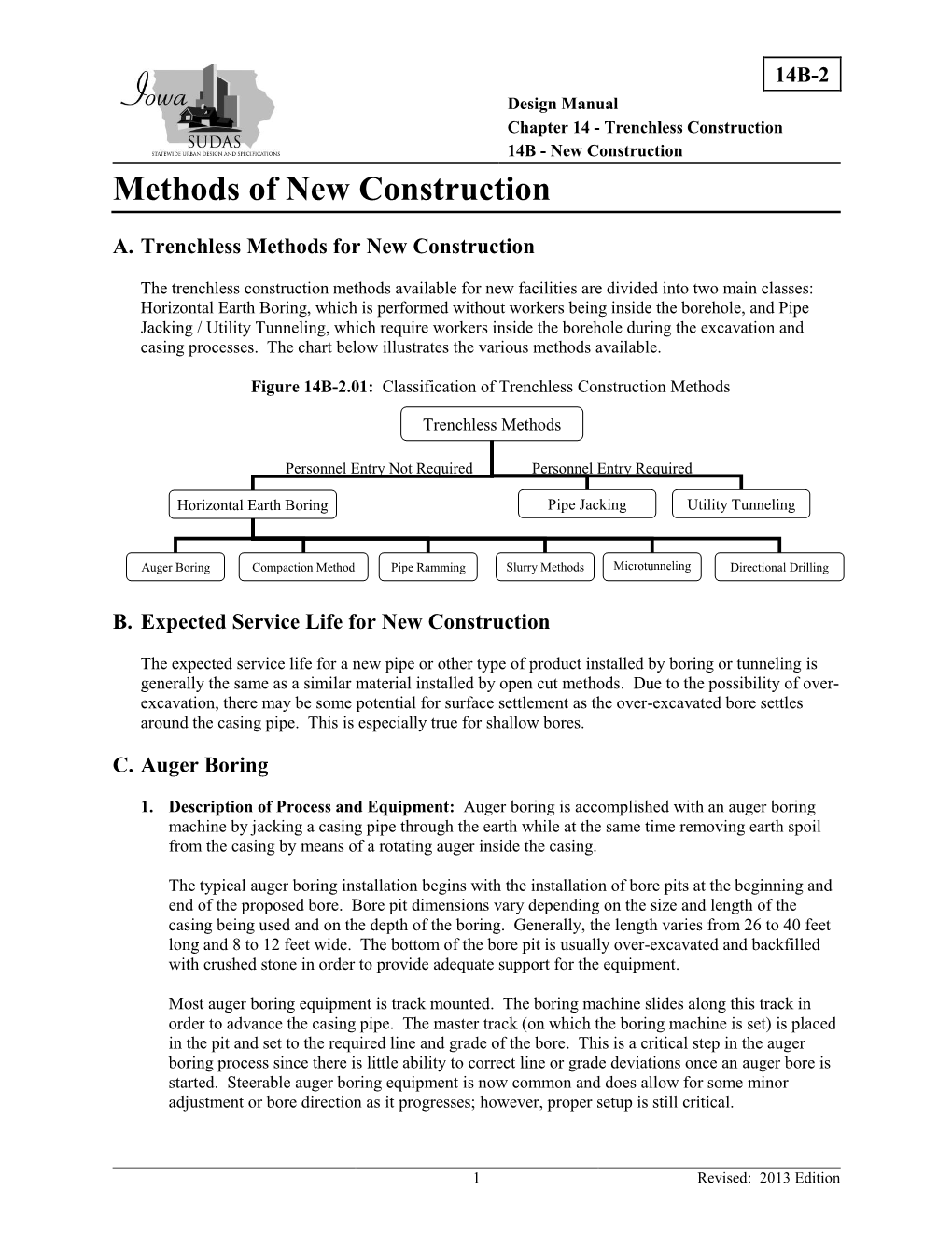 Section 14B-2 - Methods of New Construction