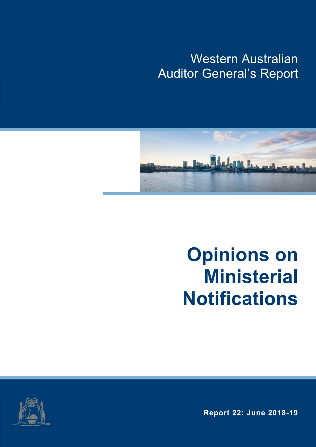 Opinions on Ministerial Notifications