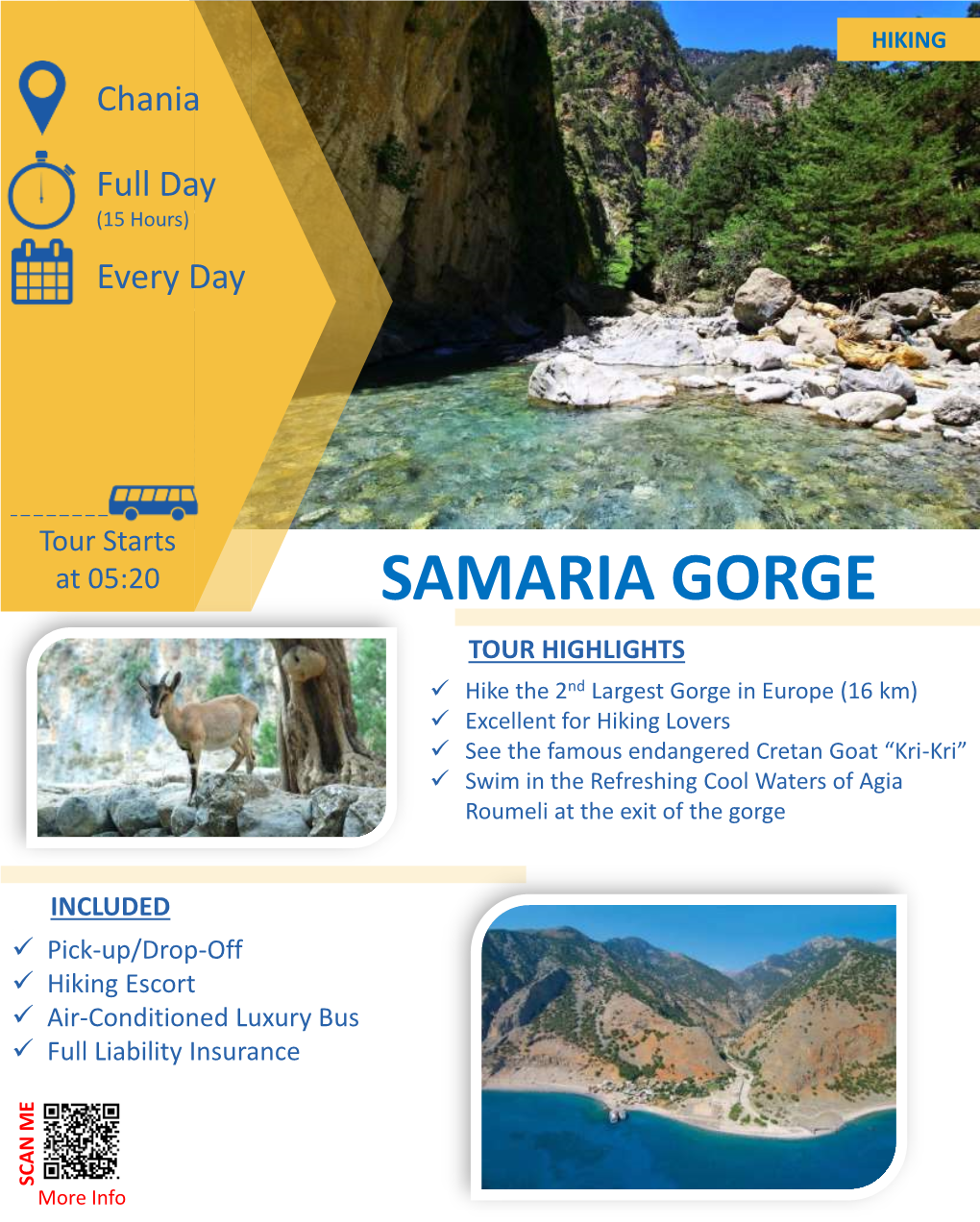 Samaria Gorge Tour Highlights