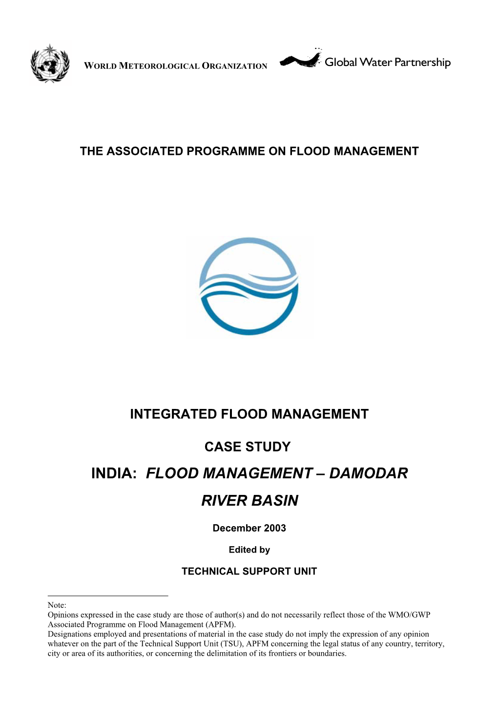 India: Flood Management – Damodar River Basin