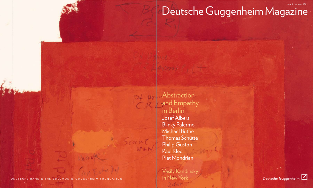 Deutsche Guggenheim Magazine