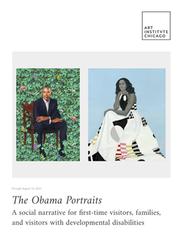 The Obama Portraits a Social Narrative for First-Time Visitors, Families, and Visitors with Developmental Disabilities Where to Enter