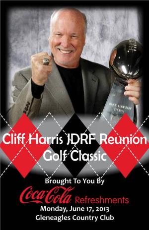 Cliff Harris JDRF Reunion Golf Classic