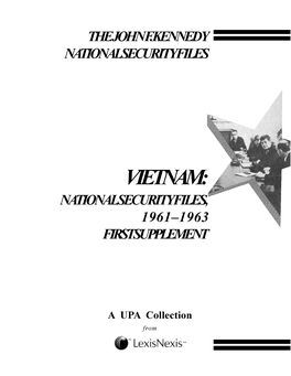 Veitnam: Nationalsecurityfiles, 1961-1963 Firstsupplement