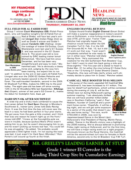 HEADLINE NEWS • 2/22/07 • PAGE 2 of 2