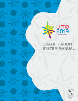 Qualification Manuals for the Lima 2019 Pan American Games
