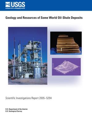 Geology and Resources of Some World Oil-Shale Deposits