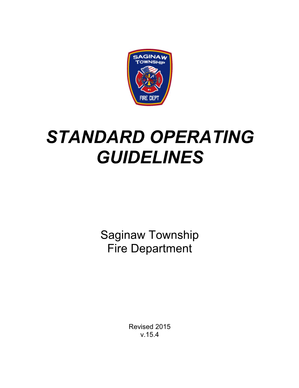 Standard Operating Guidelines