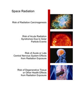 Space Radiation (HRP Elements) | NASA