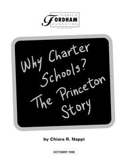Why Charter Schools?