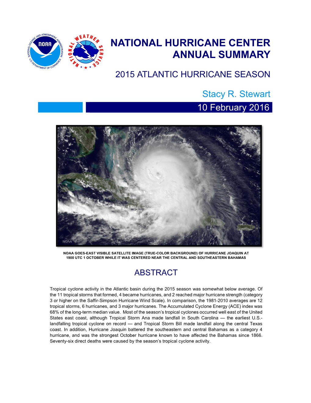 2015 Atlantic Hurricane Season