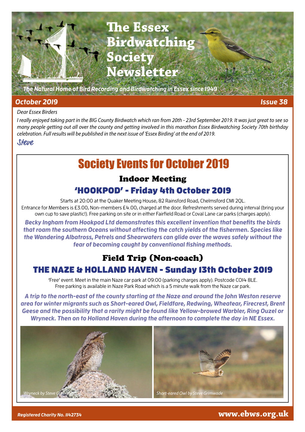 The Essex Birdwatching Society Newsletter