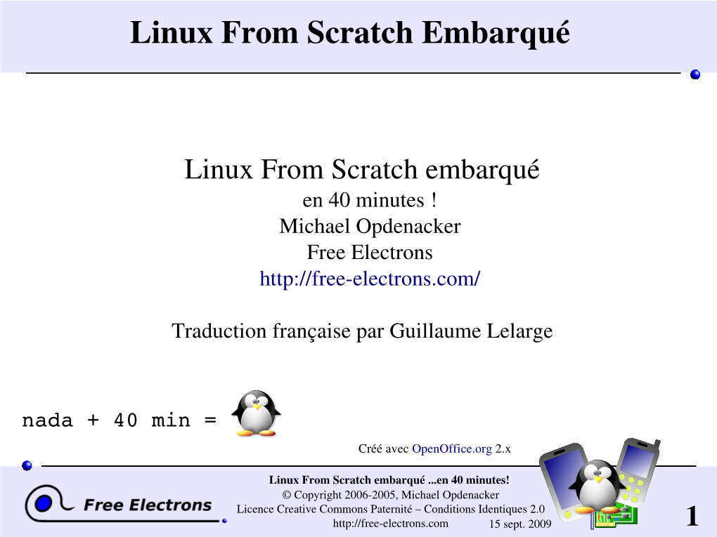 Linux from Scratch Embarqué