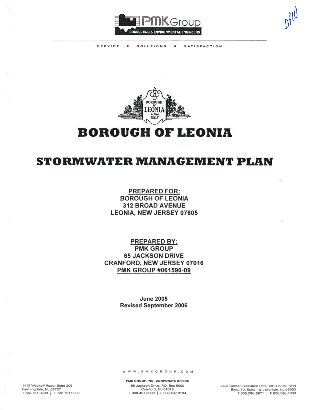Leonia Stormwater Management Plan