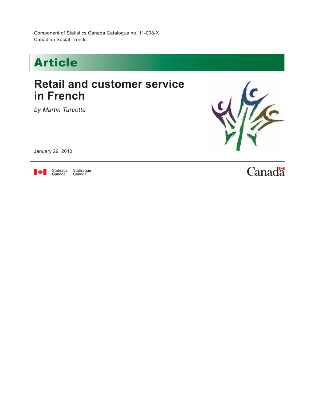 Retail and Customer Service in French by Martin Turcotte