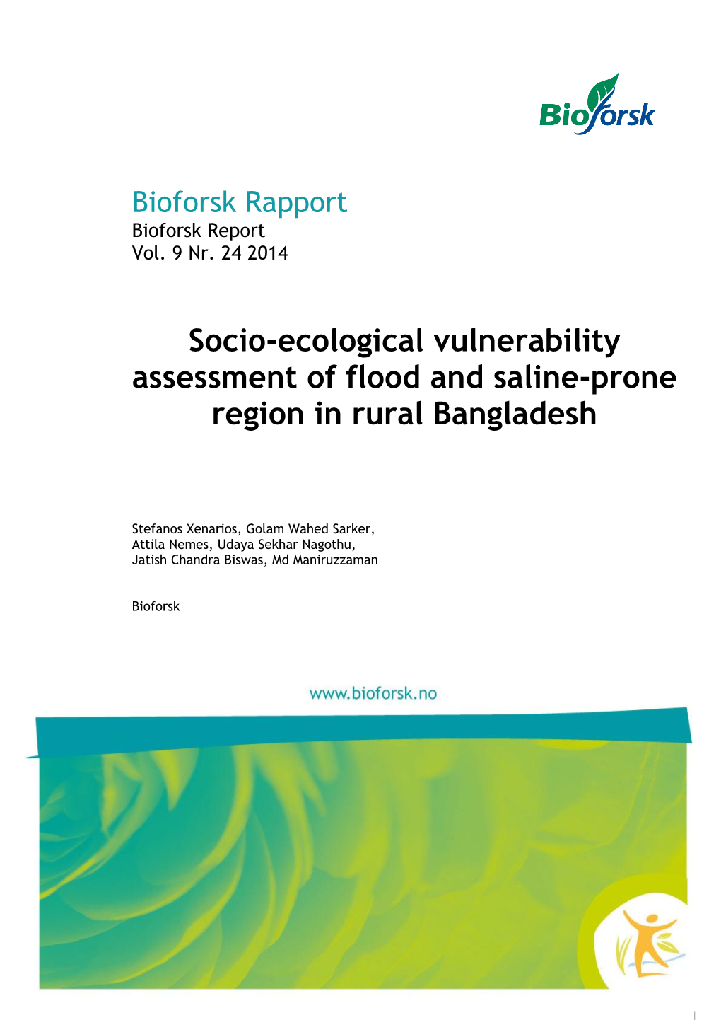 BIOFORSK RAPPORT Nr