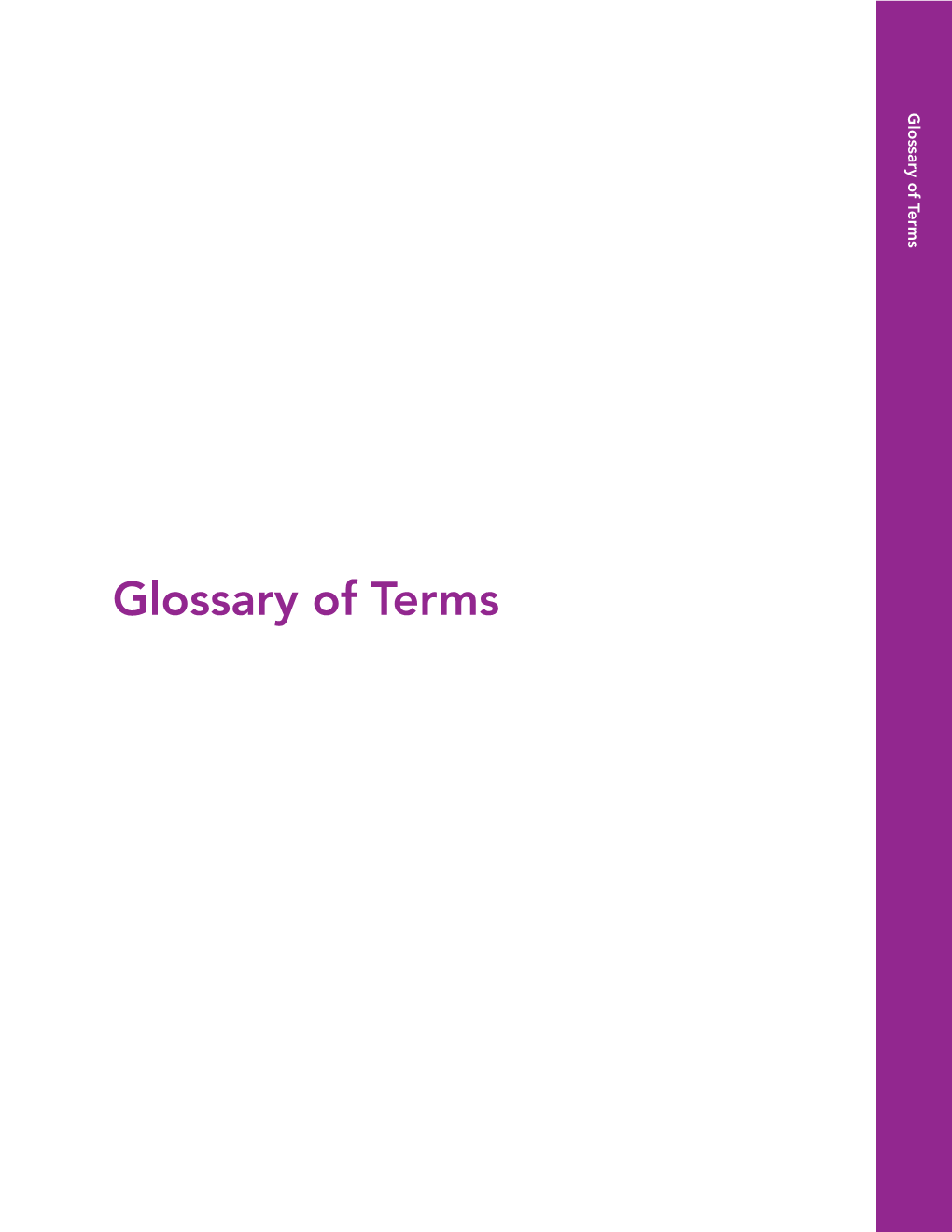 Download FAME Glossary