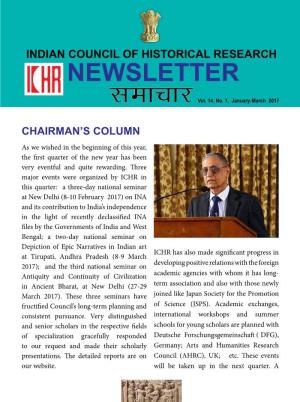 ICHR Newsletter (Vol