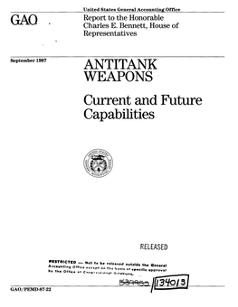 PEMD-87-22 Antitank Weapons