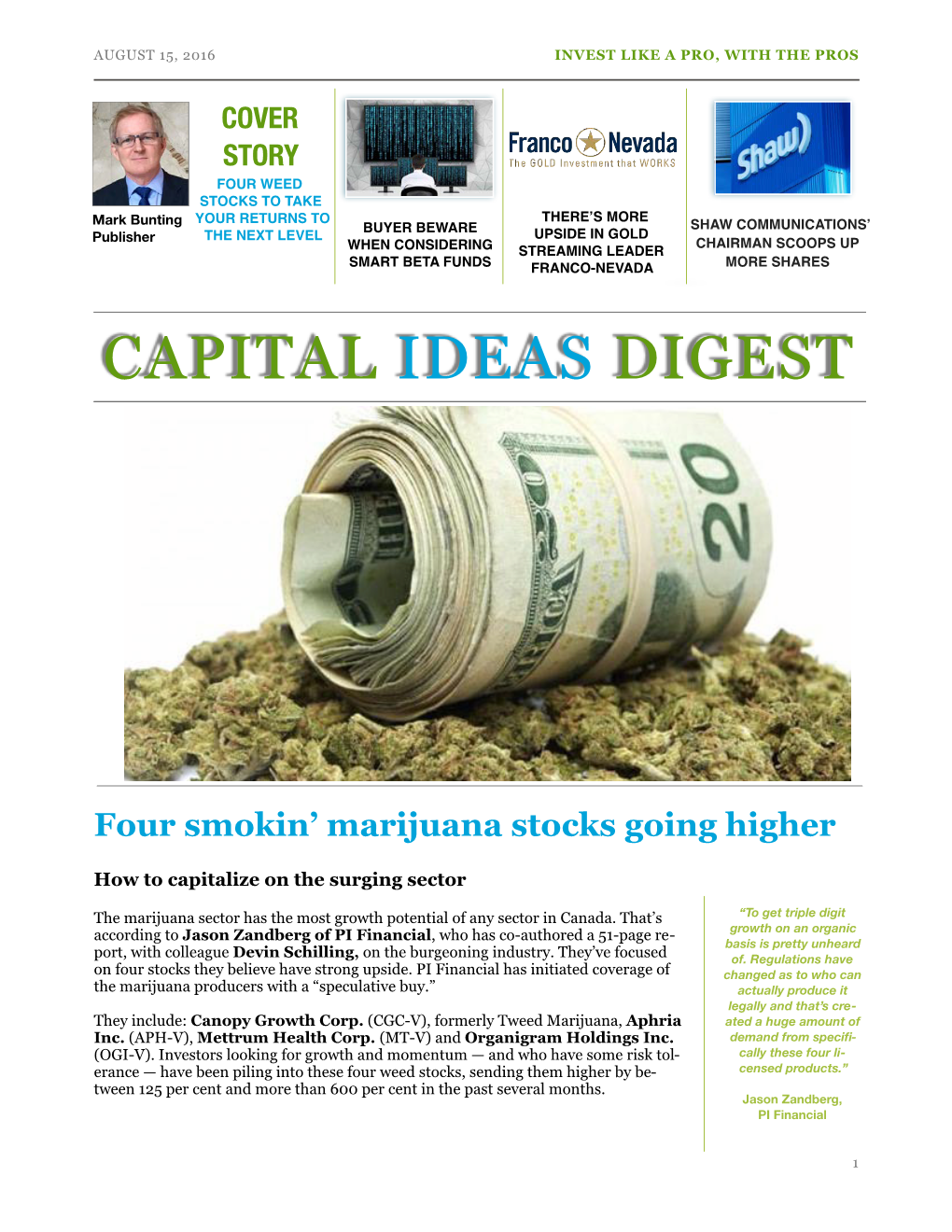 Capital Ideas Digest