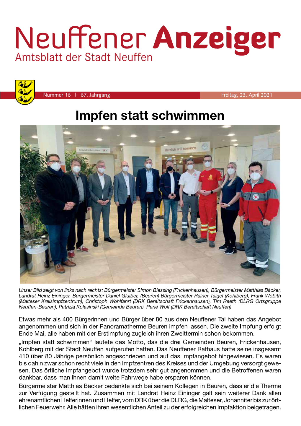 Impfen Statt Schwimmen