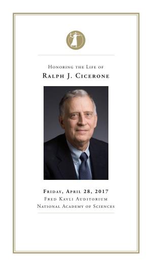 Ralph J. Cicerone