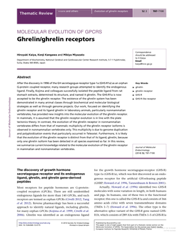 Downloaded from Bioscientifica.Com at 09/29/2021 08:16:45AM European Institute for Peptides Research, University of Rouen, France